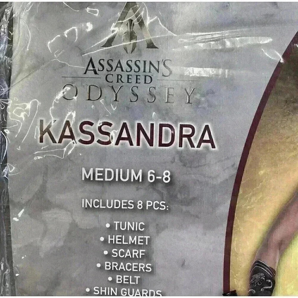Kassandra Assassin's Creed Odyssey Game Fancy Dress Up Halloween Adult(M)Costume - Picture 2 of 8
